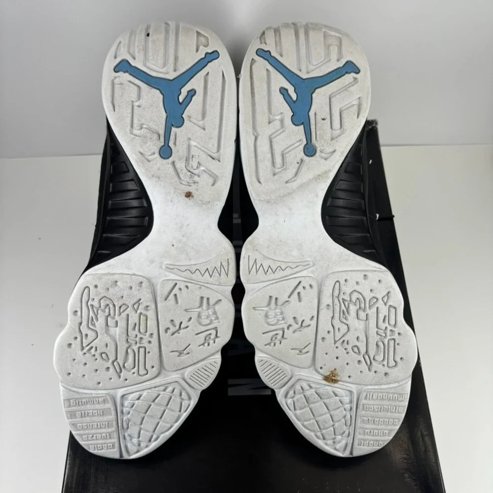 Nike Air Jordan 9 Retro University Blue Men's 13 White/Black Sneakers CT8019-140
